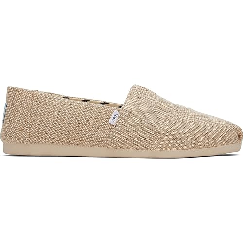 TOMS Men's Alpargata Espadrilles, Natural Undyed Heritage Canvas,10.5