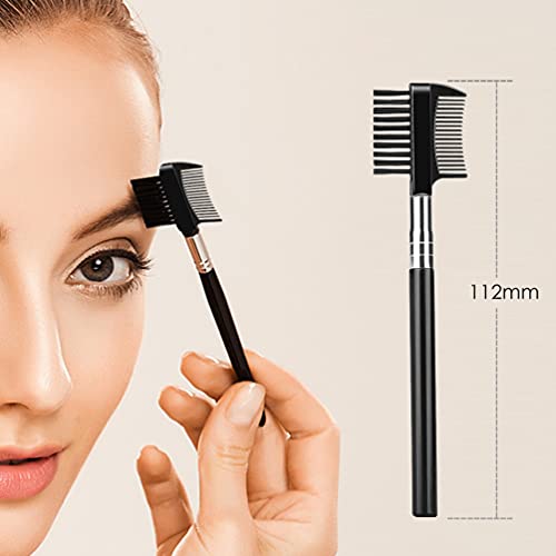 Kingmas 9 In 1 Eyebrow Kit Eyebrow Razor, Exfoliating Dermaplaning Tool Face Razors For Women, Including Facial Trimmer Shaver, Eyelash Comb, Angled Eyebrow Brush, Scissors, Tweezers #TOP5