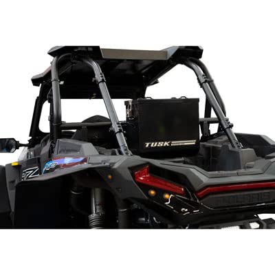Tusk UTV Quick Release Cargo System- Bed Mounted Large Box Black for Polaris RZR XP 4 1000 Dynamix Edition 2019