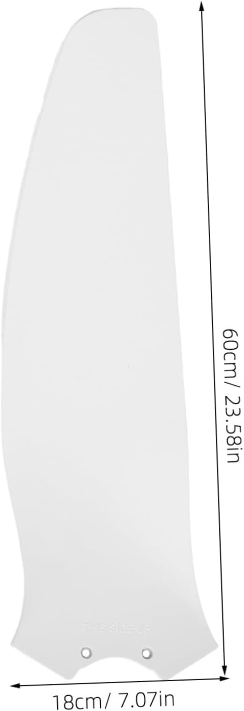 Plastic Fan Blade Replacement Leaves Pedestal Table Fan Blades Easy Installation Fits Models Modern White Design Material