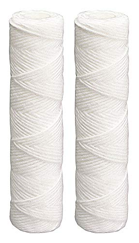 CULLIGAN 10 Micron Rating Filter Cartridge, 2-1/2" Diameter, 9-3/4" Height, 4.00 gpm - Pair