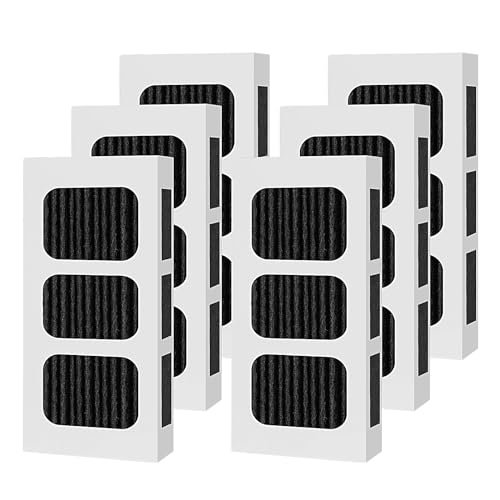 DICHENY 6 PACK Refrigerator Air Filter Replacement for PAULTRA2 Compatible with Frigidaire Pure Air Ultra 2 Pure air Ultra II Pureair Ultra ii and Electrolux 242047805 5303918847 EAP12364179