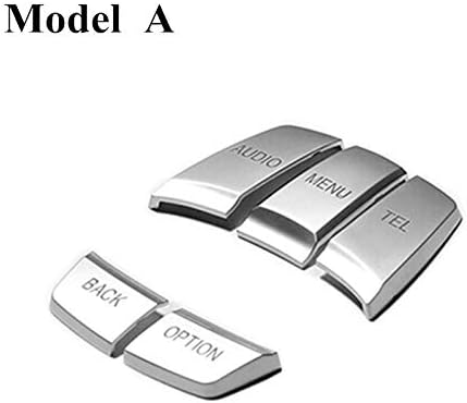 Interior Center Console iDrive Multimedia Button Trim Cover for BMW 3 Series 4 Series F30 F31 F32 F34 2013-2018 (Model A)