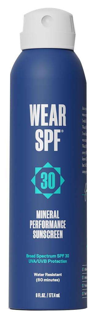 Wear SPF Mineral Sunscreen Spray - Water & Sweat-Resistant