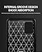 MAIKEZI Soft TPU Slim Fashion Anti-Fingerprint Non-Slip Protective Phone Case Cover for Samsung Galaxy A51 4G (Black Brushed TPU)
