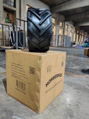 2 NEW HORSESHOE 18x8.50-10 6Ply Super Lug Herring Bone for Ditch Witch Trencher AG Farm Tractor Ridding Lawn Mower Tires Tubeless 18x8.50x10 18x8.5-10 18x8.5x10 T148 1885010
