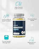 Pure Vitality Berberine HCL 500mg – 60 Vegan Capsules – 98% Purity – High Strength Formula – UK GMP Certified Manufacturer - Image 3