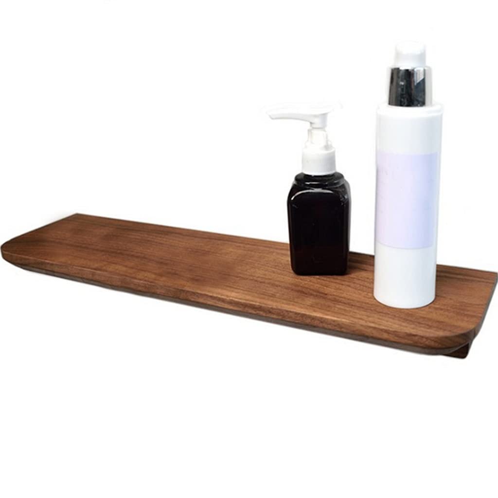Exquisite Bathroom Shelves Floating Wood, Creative Wall Shelf for Bedroom, for Wall Decor Living Room, Entrance Decoration Display Stand, Bathroom Wall Storage Rack (Color : 16 * 4 * 2.7inch)