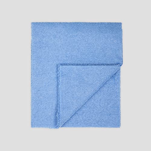 Kit 10 Panos De Flanela De Microfibra 50x70cm Multiuso Super Absorção (Azul)