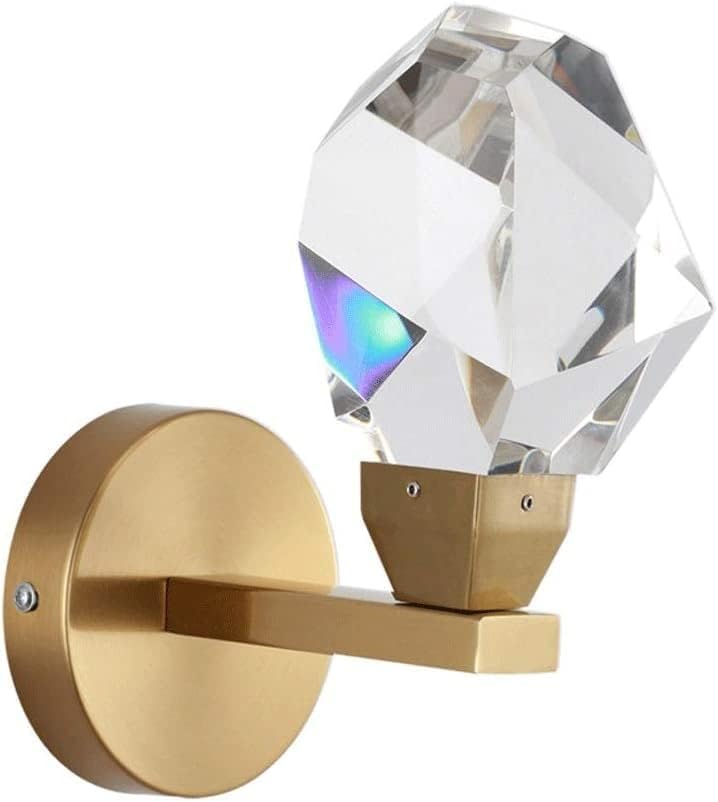 Modern Crystal Ball Wall Sconce Light Wall Mounted Lights Rustic Industrial V-intage Crystal Globe Lampshade Wall Lamp Lighting Fixture Energy Class