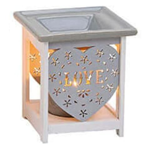G.W. Duftlampe ' Love ' aus Keramik und Holz Cover