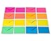 American Greetings Single Panel Blank Cards with Envelopes, Neon Rainbow Colors (100-Count)