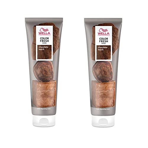 Wella Professionals - Lot de 2 Color Fresh Mask masque coloration temporaire Chocolate 150ml