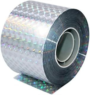 PIQIUQIU 80 m x 4,5 cm Bande répulsive pour oiseaux, bande réfléchissante pour oiseaux, bande répulsive pour oiseaux, bande réfléchissante pour oiseaux