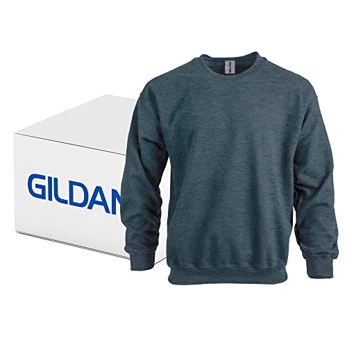 Image of Gildan Unisex Adult Fleece Crewneck Sweatshirt, Style G18000, Multipack