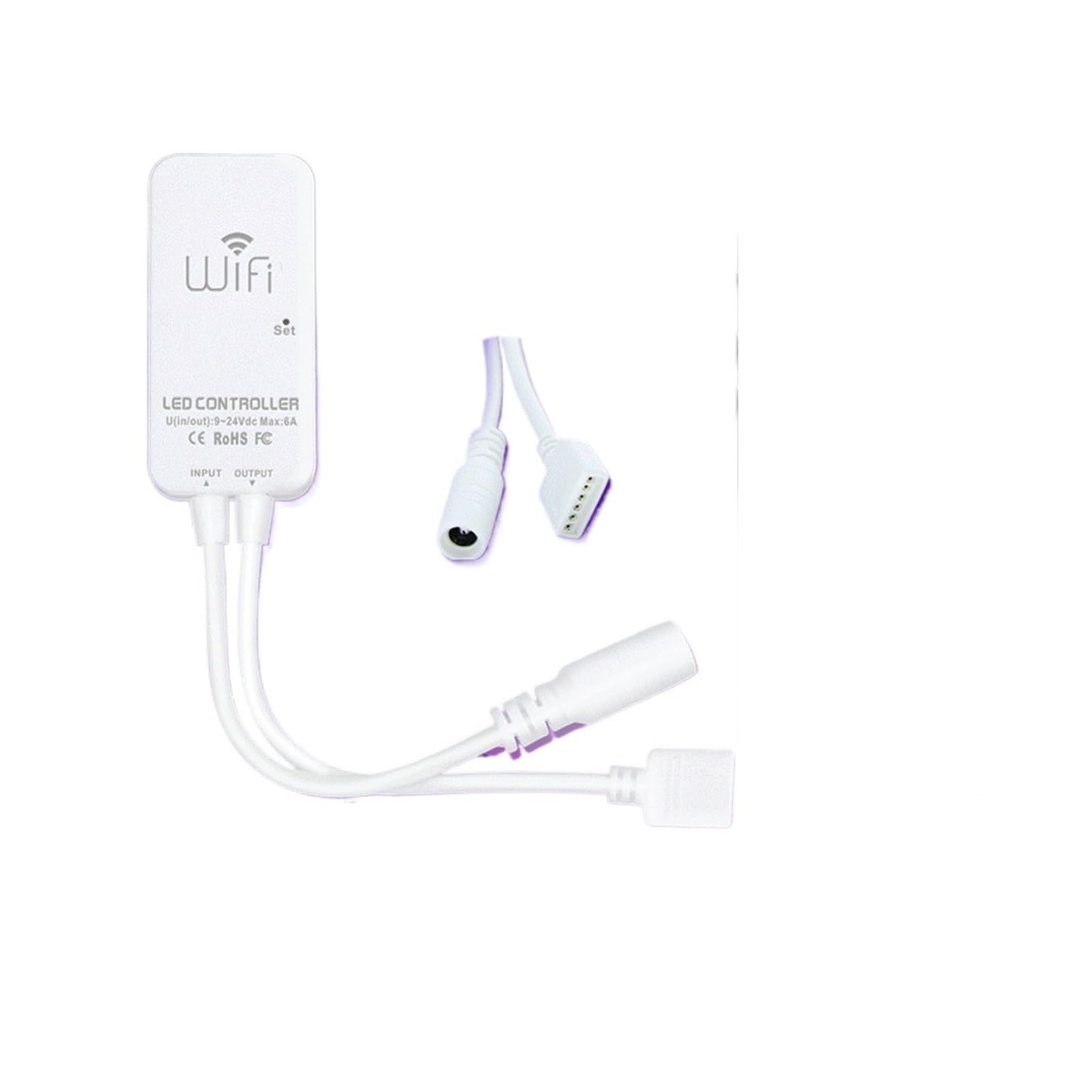 Télécommande vocale LED RGBCCT et contrôleur premium DC 9-24V