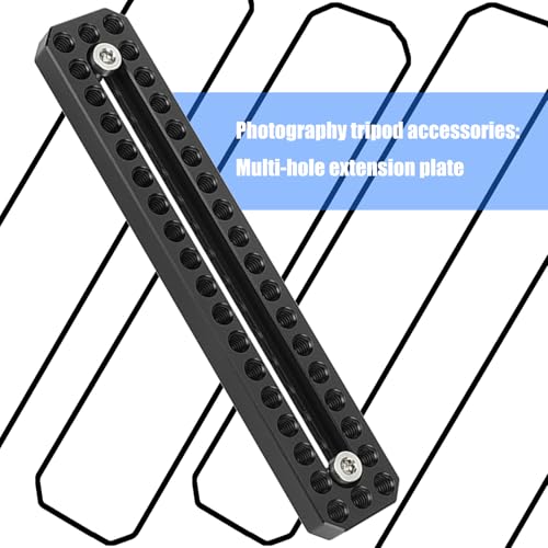 Image of Lightweight Camera Base Plate Extended Cheese Plate Feature Multi Device Mounting Slots For DSLR Video Equipment Quick Install Photography Expansion Board