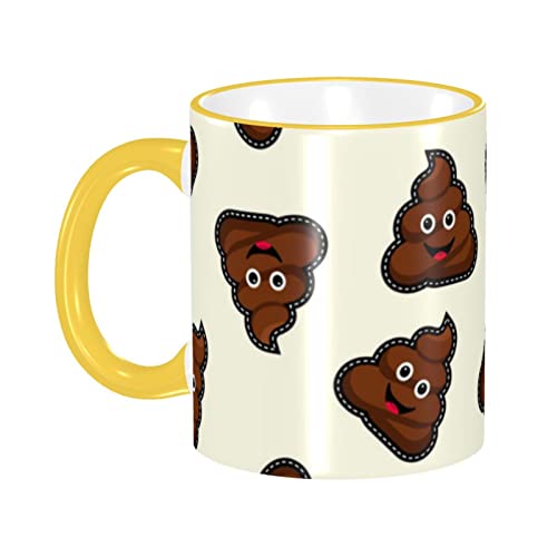 FUCVNPZ Keramiktasse, Shit Mug, Keramiktasse, Kaffeetasse, einfach zu halten, Tasse für Kaffee Tee und Kakao Cover