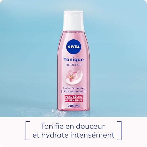 Lotion Tonique Visage Peaux Sèches & Sensibles Amande Nivea Le Flacon De 200ml - vue 6