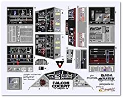 DeAgostini Millennium Falcon Cockpit Photoetch/Decals - PGX193