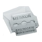 MERKUR 920 Callus Shaver Blades, Carbon Steel Foot Care Replacement Blades, Ultra-Sharp & Hygienic, Fits MERKUR 923 Callus Shaver, Made in Germany, Pack of 100
