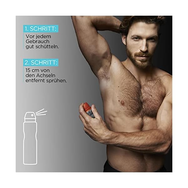 L'Oréal Men Expert Deo für Männer, Effektives Deospray mit integriertem Cooling-Effekt für bis zu 48 Stunden Frische, Fresh Extreme, 6 x 150 ml – Bild 5