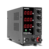 *Ausgezeichnete Wärmeableitung*: Ausgestattet mit einem großen Lüfter, der von einem intelligenten Temperaturkontrollsensor gesteuert wird, und mehreren Wärmeabstrahlungsrillen an der Seite, kann das 30V/6A-Netzteil die Wärme während des Betriebs schnell verteilen und die Arbeitseffizienz und Lebensdauer erheblich verbessern!