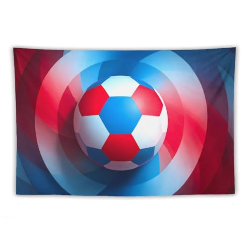 Tapisserie football Jubonexis déco de salon et chambre d'ado sportive