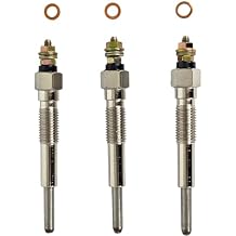 XYZIL 3X Glow Plug YD385 Y385T TY380 TY485 TY385 Engine Compatible with Jinma 254 200 284 204 Tractor Compatible with Nortrac Farm Pro 2425 2010 2420 204 254 NT254 NT204