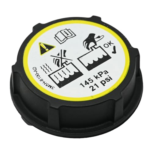 Hoypeyfiy Coolant Expansion Water Tank Cap Replacement for Ford Focus Fiesta 1224233 3M5H8100AC 1301104 3M5H8100AD