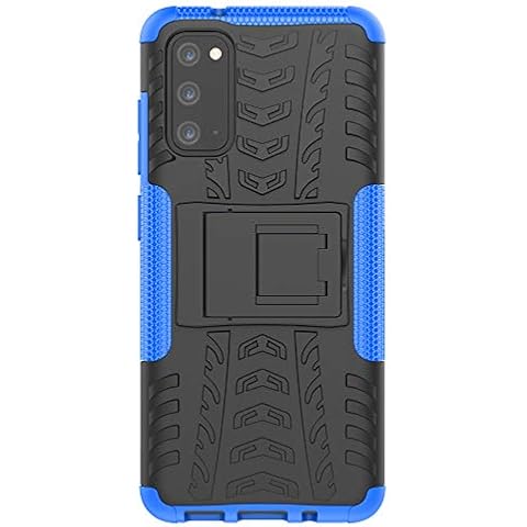 ALDHOFA Case for Samsung Galaxy S20,Heavy Duty Shock Proof Protective Phone Case,Dual Layer Hybrid Cover with Kickstand for Samsung S20(6.2 inch)-Blue Cover