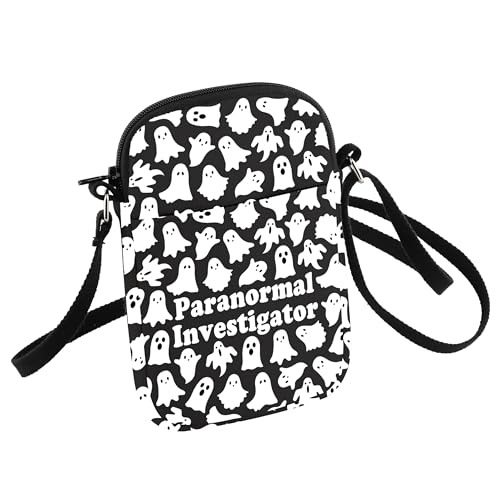 HOLLP Halloween Ghost Hunter Gift Paranormal Investigator Crossbody Bag Ghost Lover Gift