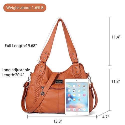 Image of Angel Barcelo Purses for Women Soft PU Leather Shoulder Bag Crossbody Purse and Handbags