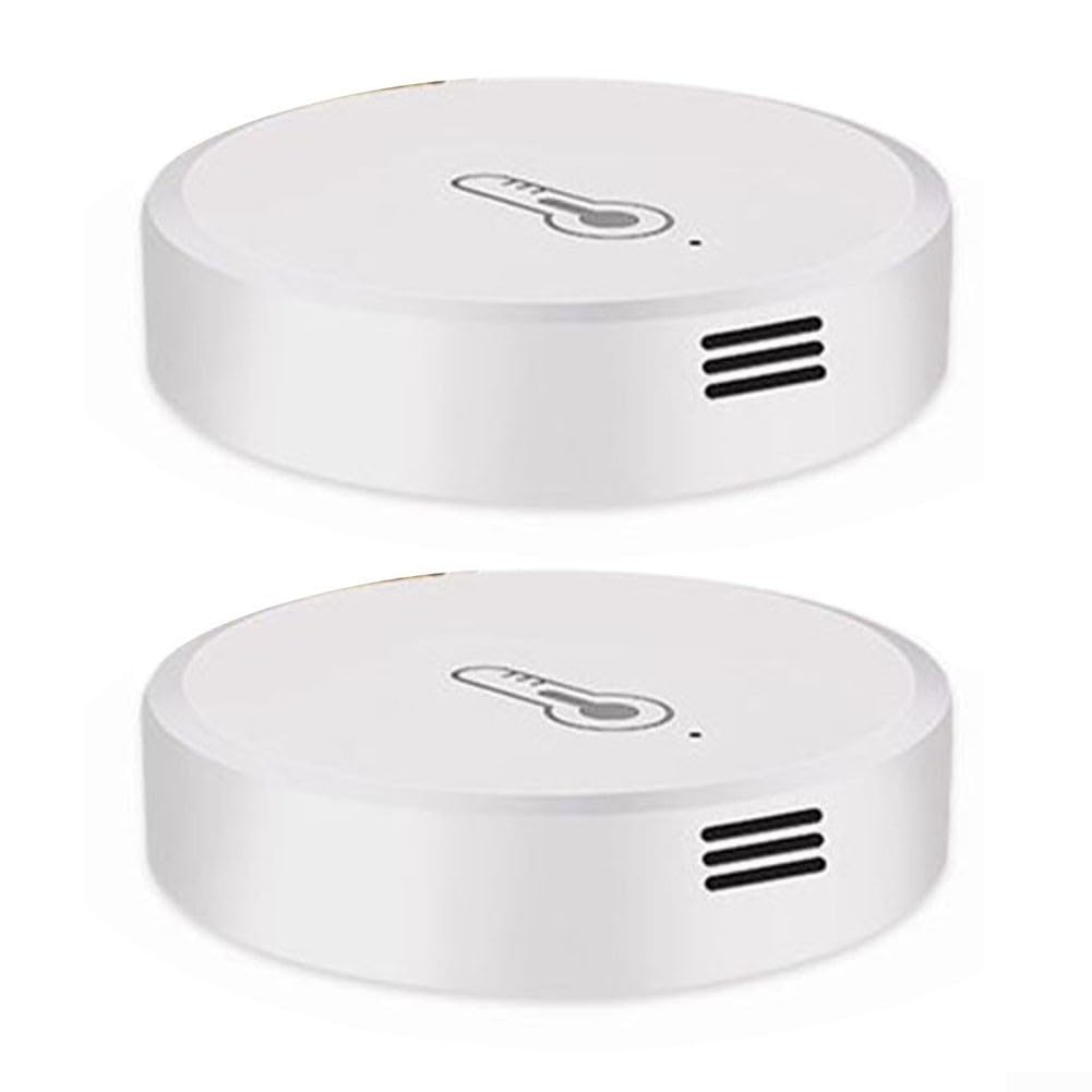 Lot complet de 2 capteurs de température et d'humidité sans fil compatibles avec Zigbee