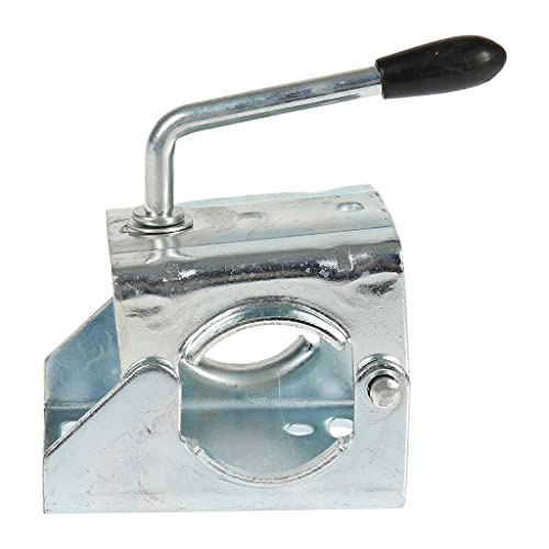 OROK - Bride remorque, Collier à charnière pour Roue Jockey diamètre 60mm - Convient pour Tous Types de Roue Jockey - Permet de Fixer Votre Roue Jockey sur Votre remorque - Livrée sans visserie