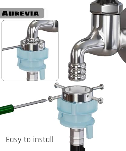 Image of Washing Machine Pipe Inlet 2 Meter | Water Inlet Pipe with Universal Tap Adaptor Connector | Anti-Kink, Burst Proof & Pressure Resistant | Hot & Cold Water Compatible Washing Machine Inlet Hose