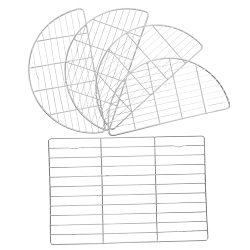 GALPADA 5pezzi Acciaio Inox per Barbecue Supporto di Raffreddamento di Cottura a Vapore Resistente al Calore Facile da Pulire per Forno e Cotture Multiple