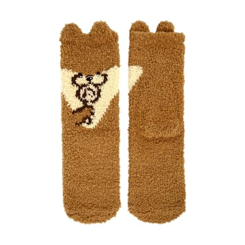 Image of Benefeet Sox Cute Fuzzy Socks for Women Girls - Fluffy Cozy Warm Winter Funny Animal Slipper Plush Sleeping Socks