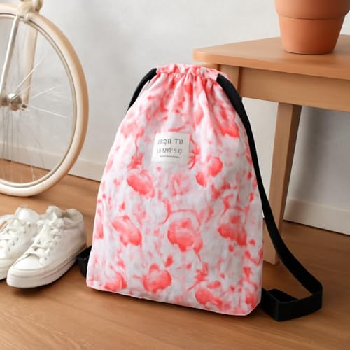 Lightweight Waterproof Drawstring Backpack – Stylish Durable Sports Gym Bag for Travel and Daily Use4