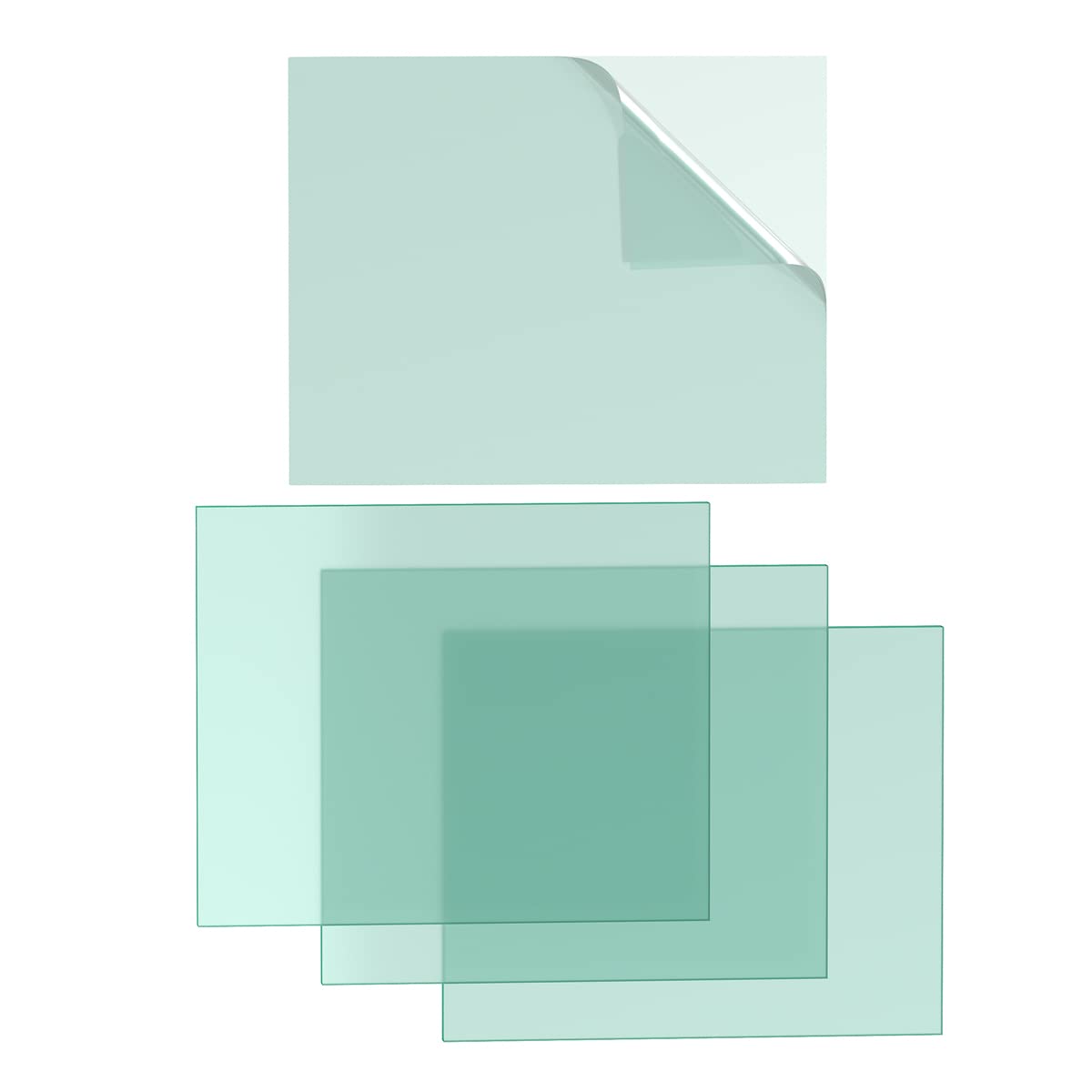 4.33''x3.54'' Welding Helmet Hood Clear Lens Cover, Universal Welding Protective Lens Replacement (20pcs)