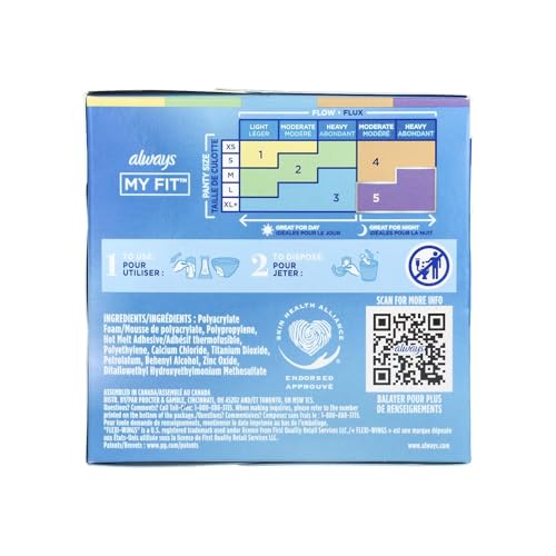 Image of Always Pads Size 1 Infinity with Flex Foam 18 Count (Pack of 3)