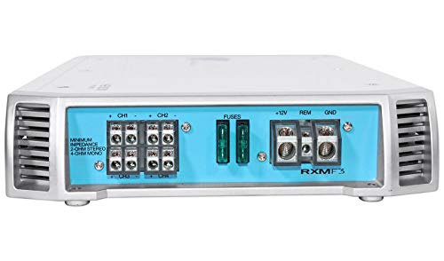 Rockville Rxm-F3 1600 Watt Marine/Boat 4 Channel Amplifier Amp+Pa Microphone #TOP3