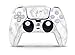 Skins4u Design Aufkleber Skin Wrap Folie für Sony Playstation 5 Controller PS5 DualSense Skins Schutz Folie Marmor Weiss