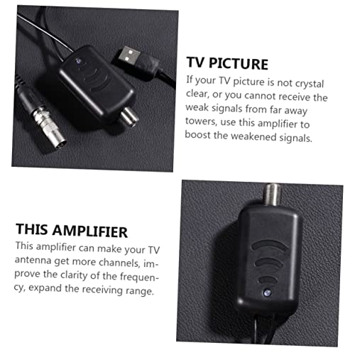 Obuyke 2 Pçs Amplificador De Antena Digital Antena Para Tv Satélite Antena Digital Tv Booster Amplif