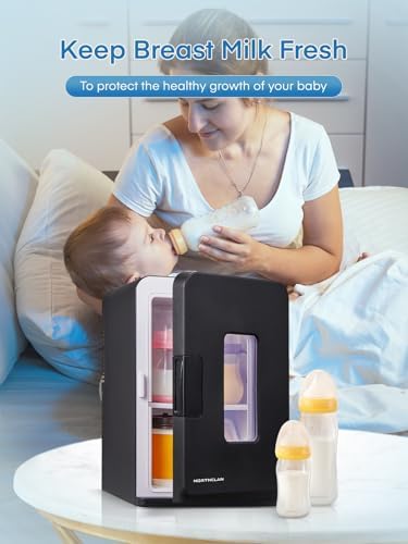 Compact 15L Mini Fridge for Bedroom, Travel, & Skincare - Image 4