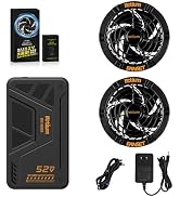 Amazon.co.jp: 2026最新 52V超高出力 空調作業服 ファンバッテリー