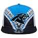 New Era Men's Blue/Black Carolina Panthers Throwback Dye Golfer Snapback Hat