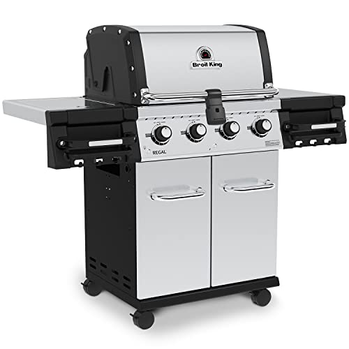 Broil King 956314 Regal S 420 Pro - Stainless Steel - 4 Burner Propane Gas Grill #TOP4