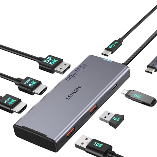 Estación de acoplamiento USB C para solucionar la falta de puertos HDMI
