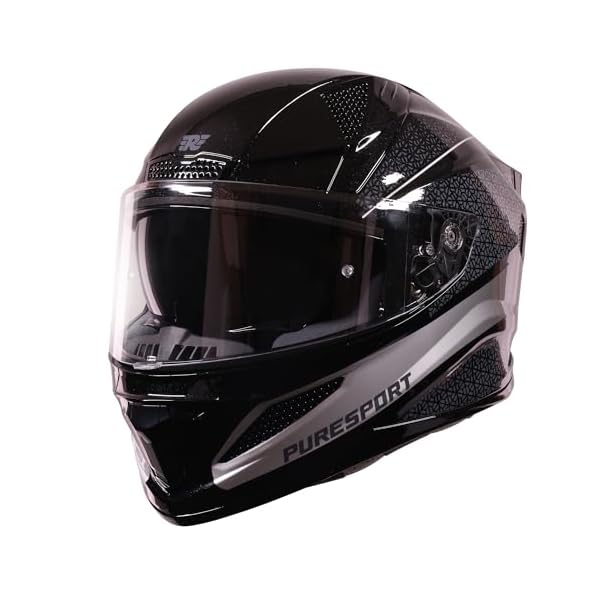 Royal Enfield Crossair Puresport Gradient Full Face Helmet (Size: XL)-HEA240030-GREY